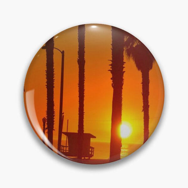 Item preview, Sunset Santa Monica California Ocean Reflecting designed and sold by concettaellis.