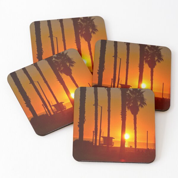 Item preview, Sunset Santa Monica California Ocean Reflecting designed and sold by concettaellis.
