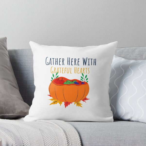 Item preview, Gather Here With Grateful Hearts | Happy Thanksgiving  designed and sold by Zaralux.
