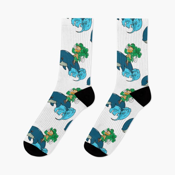 Item preview, Cute Leprechaun Riding a Whale St. Patrick's Day designed and sold by perfectpresents.