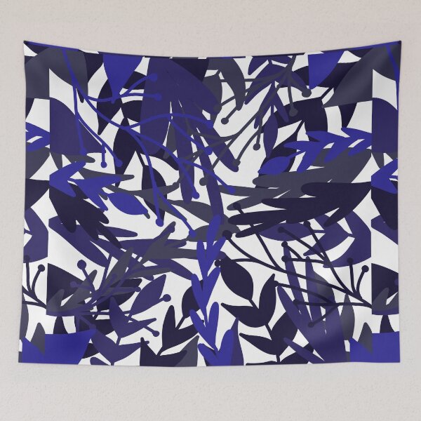 Item preview, Monochrome leaves  white  designed and sold by BaileyDArt.