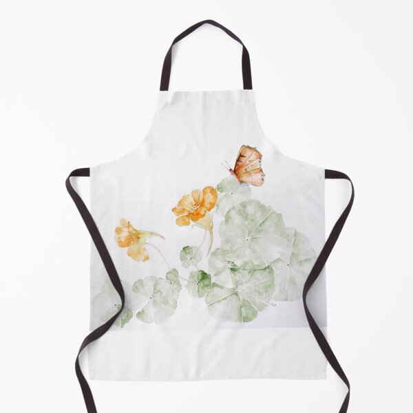 Item preview, Nasturtiums watercolour designed and sold by Gea Austen.