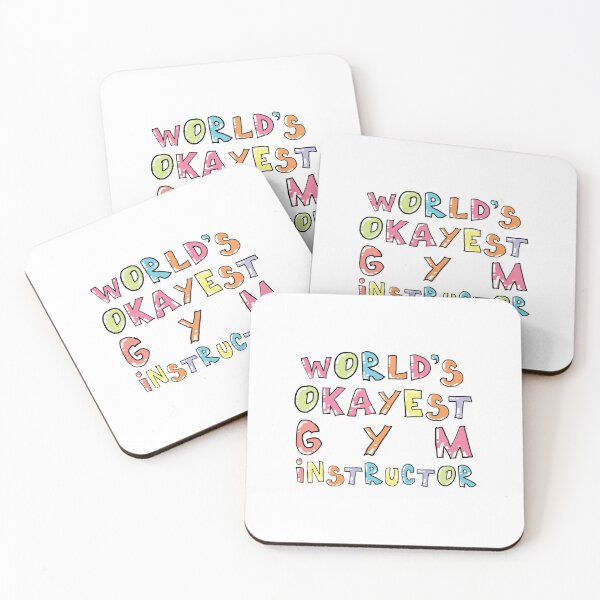 Item preview, World's Okayest Gym Instructor Gift Idea designed and sold by betternotes.