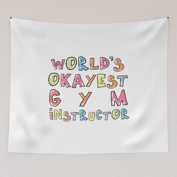 Item preview, World's Okayest Gym Instructor Gift Idea designed and sold by betternotes.