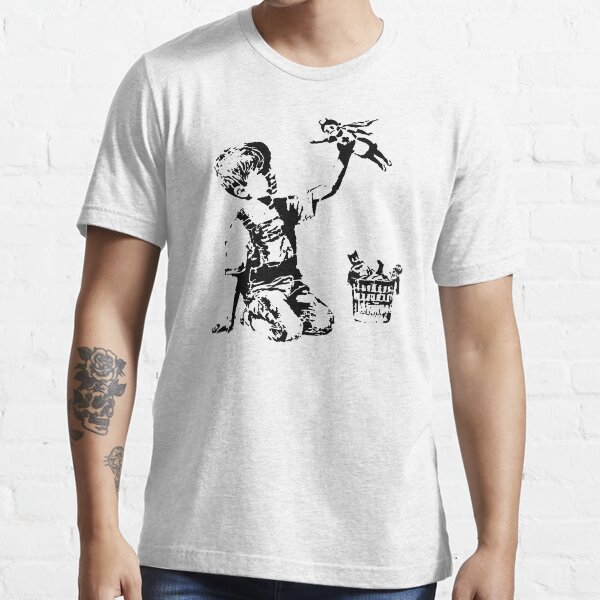 Superhero Nurse Banksy Essential T-Shirt
