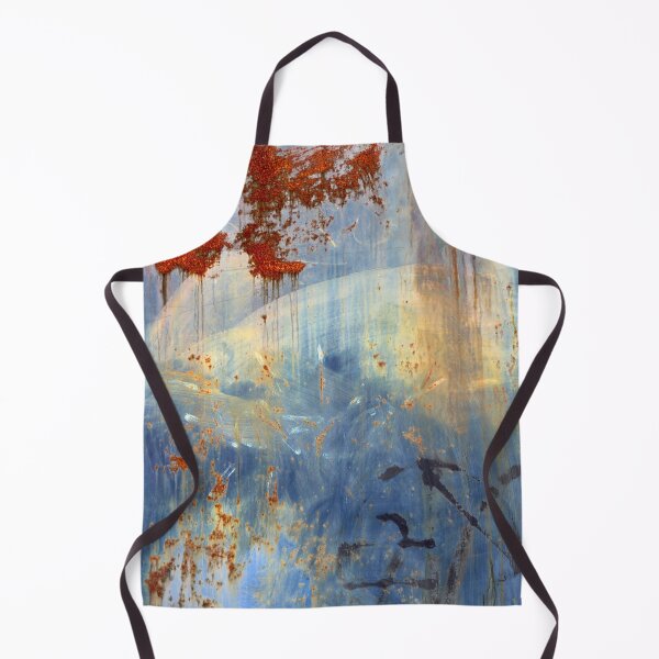 Item preview, Graffiti urban abstract in blue and orange designed and sold by chihuahuashower.