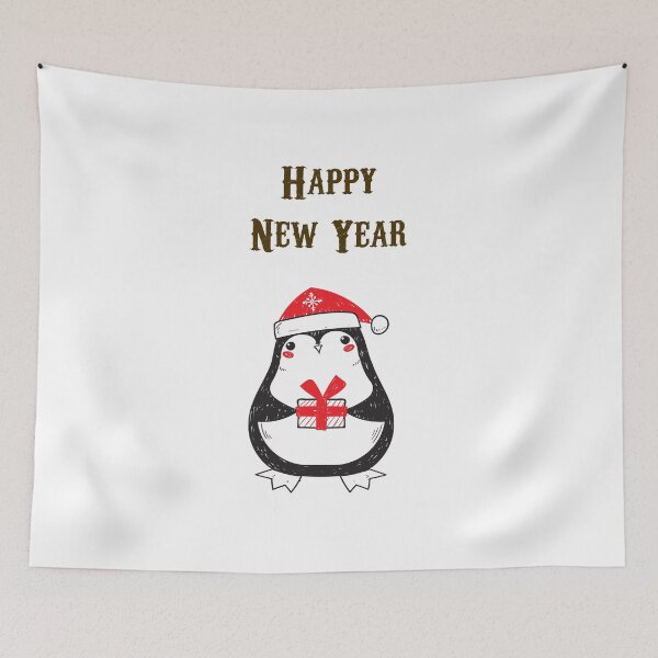 Item preview, New year Penguin designed and sold by Store Artilia.