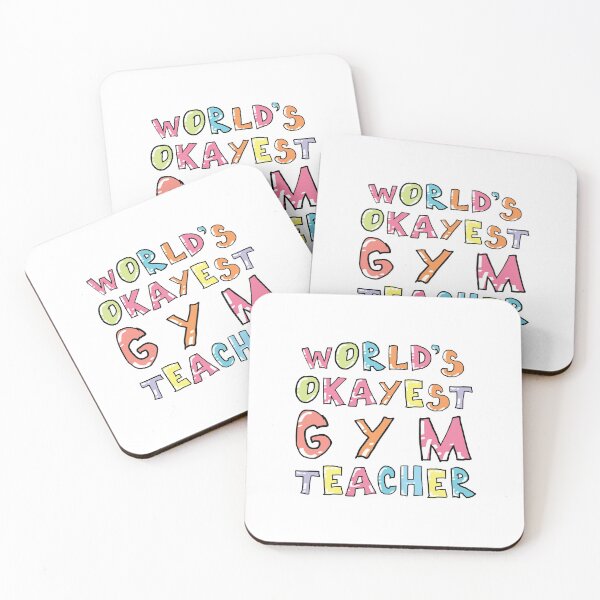 Item preview, World's Okayest Gym Teacher Gift Idea designed and sold by betternotes.