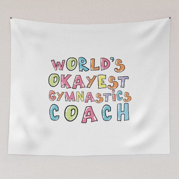 Item preview, World's Okayest Gymnastics Coach Gift Idea designed and sold by betternotes.