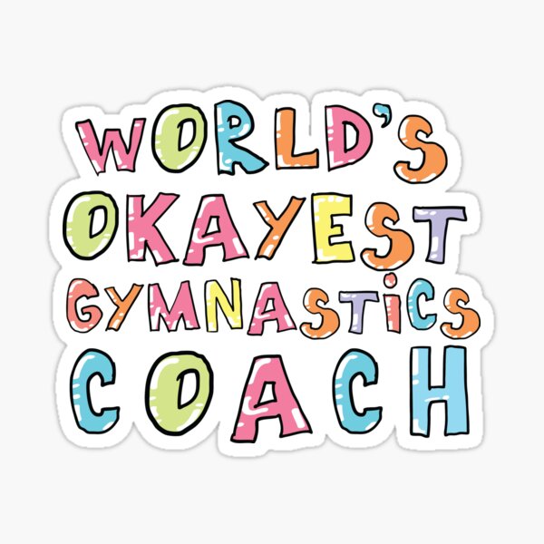 Item preview, World's Okayest Gymnastics Coach Gift Idea designed and sold by betternotes.