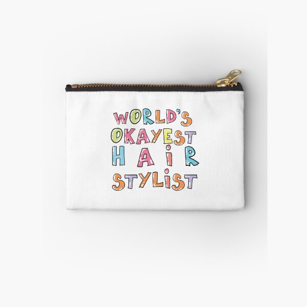 Item preview, World's Okayest Hair Stylist Gift Idea designed and sold by betternotes.