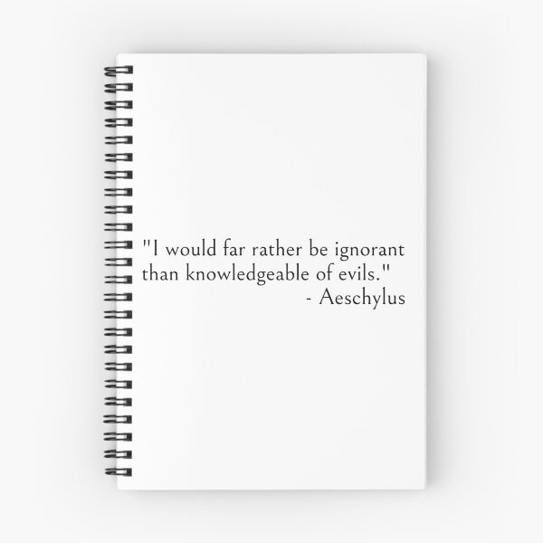 Item preview, Aeschylus Quote, I would rather be ignorant.. designed and sold by ds-4.