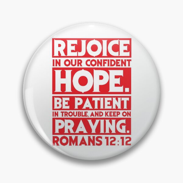 Item preview, Romans 12:12 designed and sold by plushism.