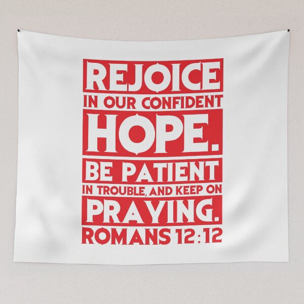 Item preview, Romans 12:12 designed and sold by plushism.