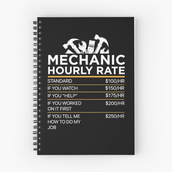 Item preview, MECHANIC funny hourly rate designed and sold by Gloria312.