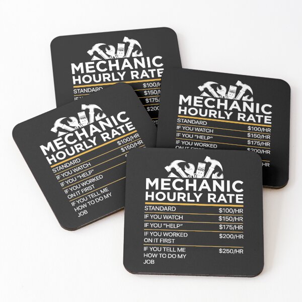 Item preview, MECHANIC funny hourly rate designed and sold by Gloria312.