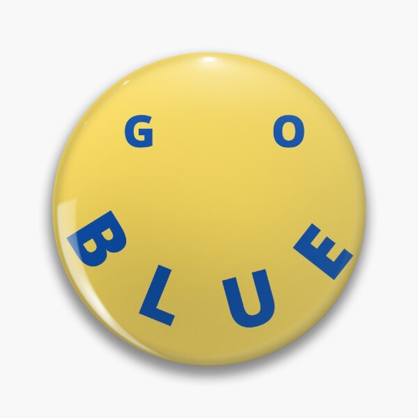 Artikelvorschau, Gehen Sie Blue Smiley entworfen und verkauft von Swaggie Maggie.