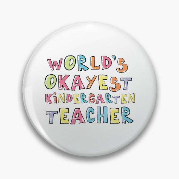 Item preview, World's Okayest Kindergarten Teacher Gift Idea designed and sold by betternotes.