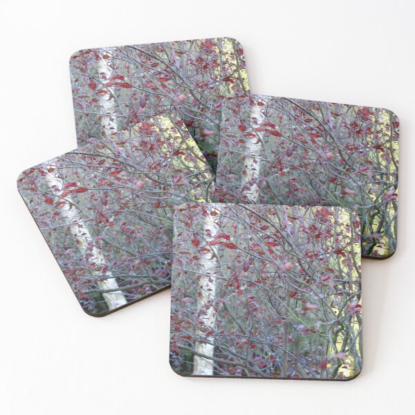 Item preview, Birch tree and bright leaves in autumn designed and sold by chihuahuashower.
