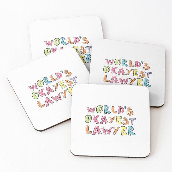 Item preview, World's Okayest Lawyer Gift Idea designed and sold by betternotes.