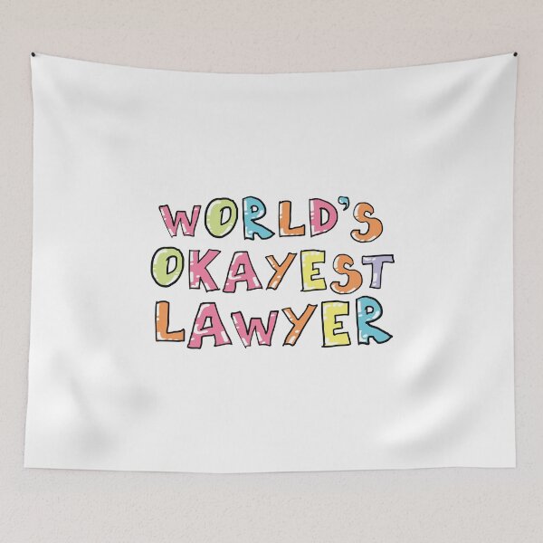 Aperçu de l'œuvre World's Okayest Lawyer Gift Idea créée et vendue par betternotes.