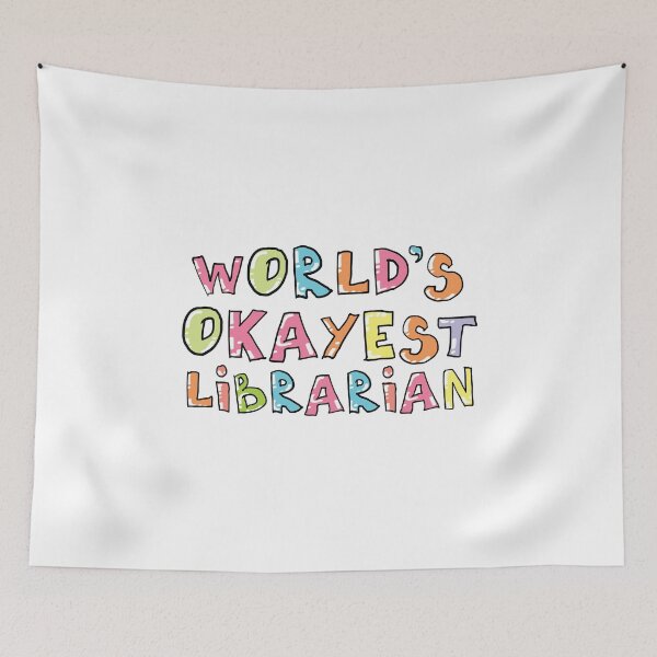 Item preview, World's Okayest Librarian Gift Idea designed and sold by betternotes.