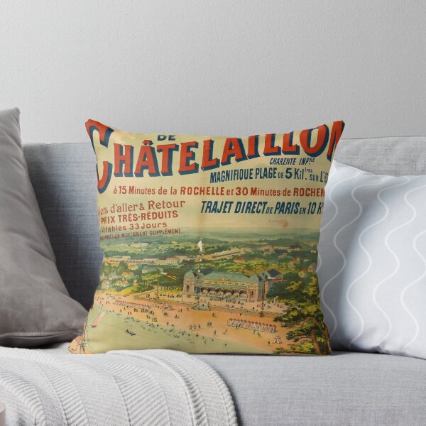 Aperçu de l'œuvre retro classic ETAT Bains de Mer poster créée et vendue par CorasPosters.