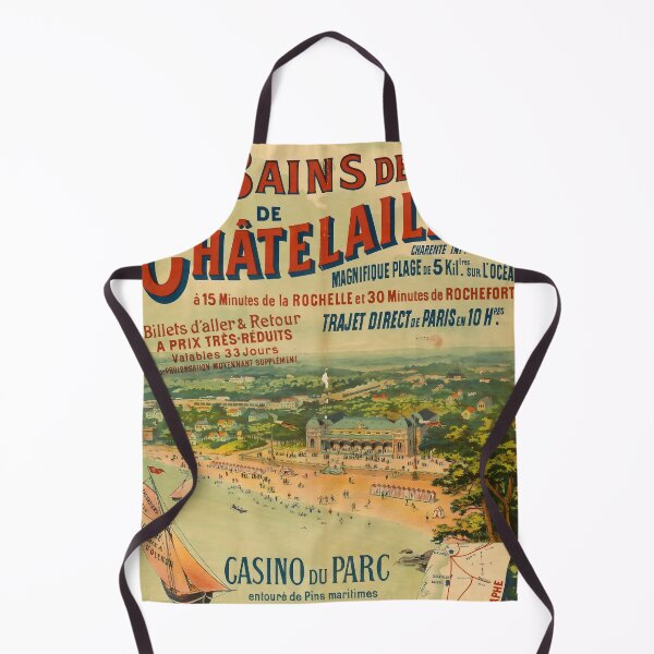 Item preview, retro classic ETAT Bains de Mer poster designed and sold by CorasPosters.