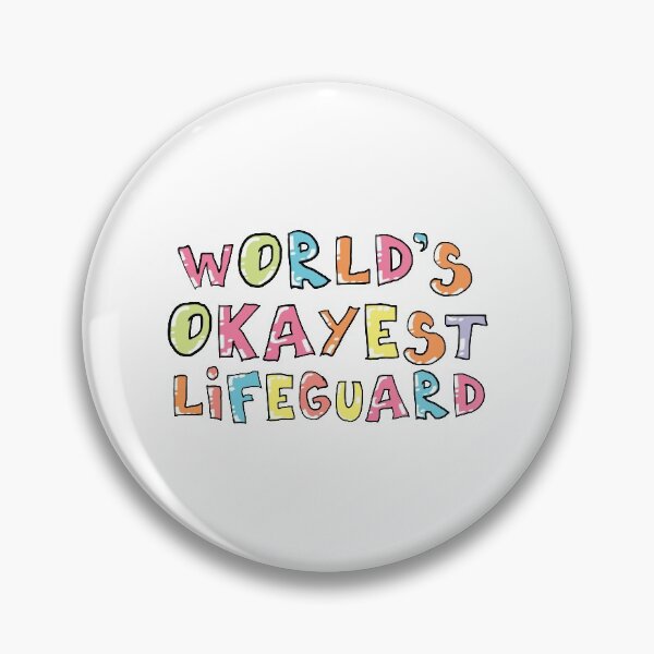 Item preview, World's Okayest Lifeguard Gift Idea designed and sold by betternotes.