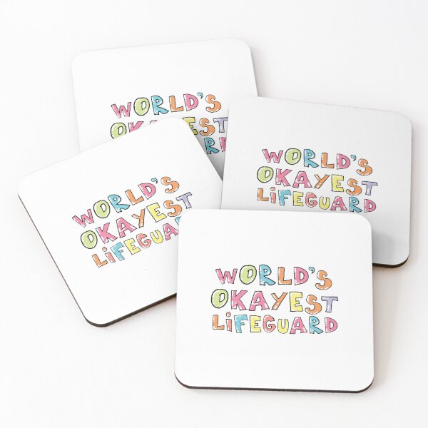 Item preview, World's Okayest Lifeguard Gift Idea designed and sold by betternotes.