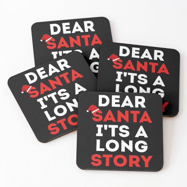 Item preview, Funny Christmas Dear Santa It's A Long Story Xmas designed and sold by mographicdesign.