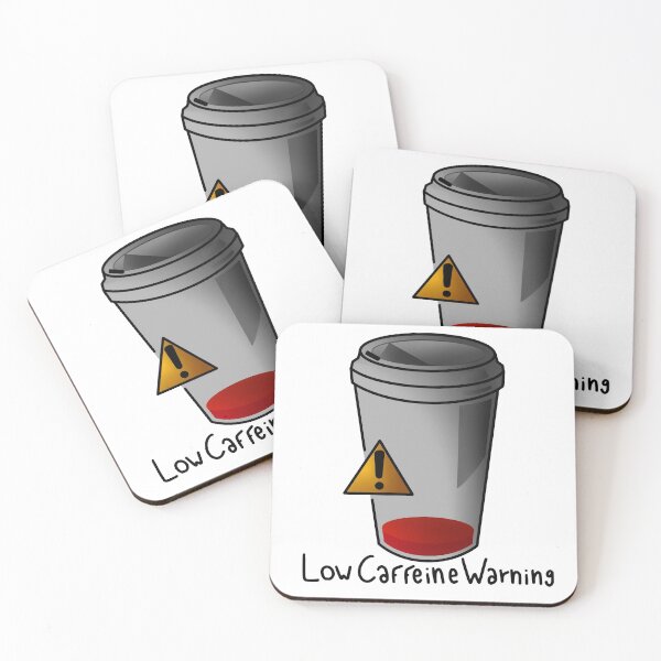 Item preview, Low caffeine warning designed and sold by BaileyDArt.