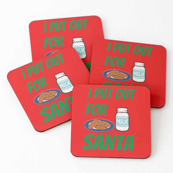 Item preview, I Put Out For Santa Funny and Dirty Christmas Shirt and Accessories with Green Texts designed and sold by elvisg03.