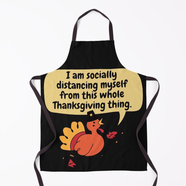 Artikelvorschau, Ich distanziere mich sozial von dieser ganzen Thanksgiving-Sache entworfen und verkauft von BadassDude.