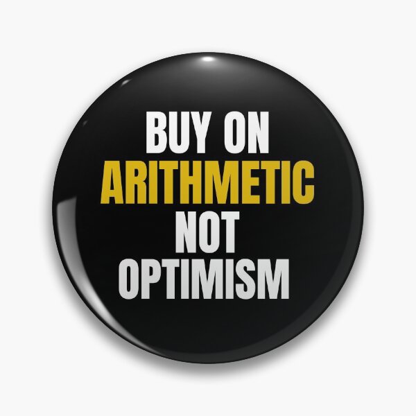 Item preview, Buy On Arithmetic, Not Optimism Investing designed and sold by OldCamp.