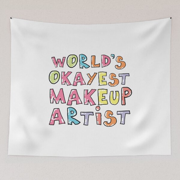 Item preview, World's Okayest Makeup Artist Gift Idea designed and sold by betternotes.
