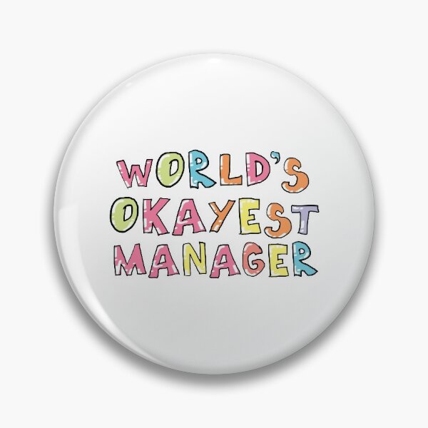 Item preview, World's Okayest Manager Gift Idea designed and sold by betternotes.