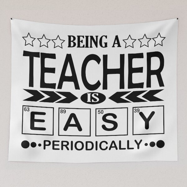 Item preview, being a teacher is easy designed and sold by YAHIA-14.