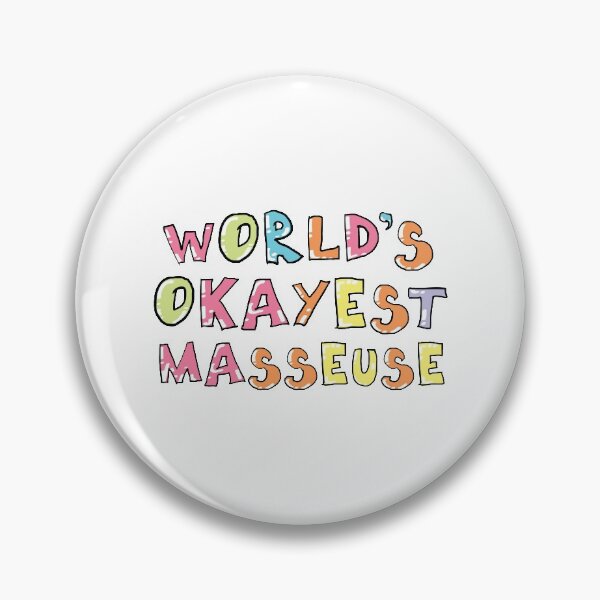 Item preview, World's Okayest Masseuse Gift Idea designed and sold by betternotes.