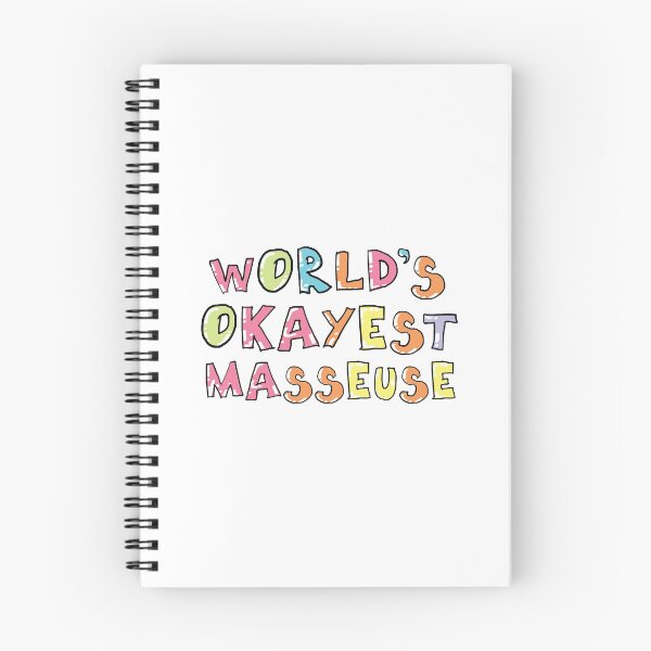 Artikelvorschau, World's Okayest Masseuse Gift Idea entworfen und verkauft von betternotes.
