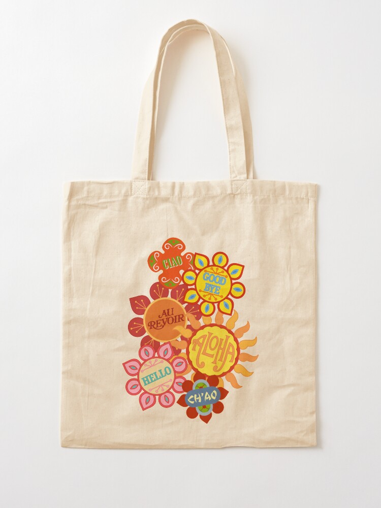 It&rsquo;s a Small World Flowers (original)&quot; Tote Bag for Sale by Cammi 