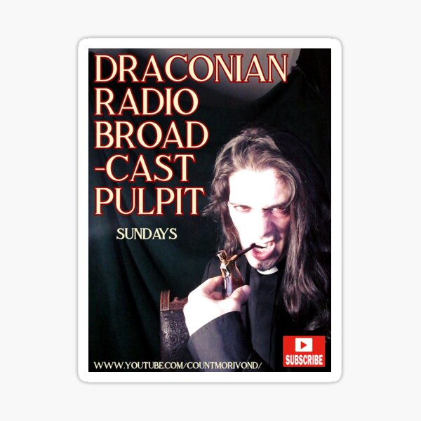 Draconian Radio Broadcast Pulpit (DRBP) Count Sticker