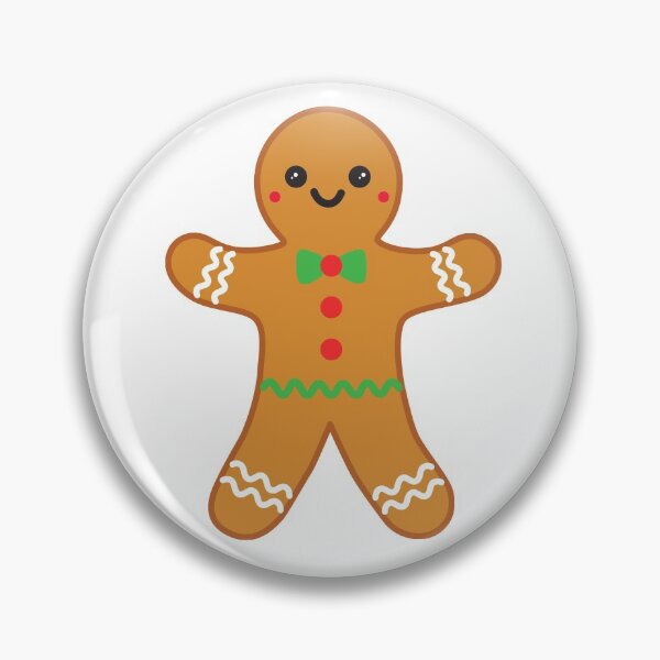 Artikelvorschau, Kawaii niedlicher Weihnachtslebkuchenmann entworfen und verkauft von candymoondesign.
