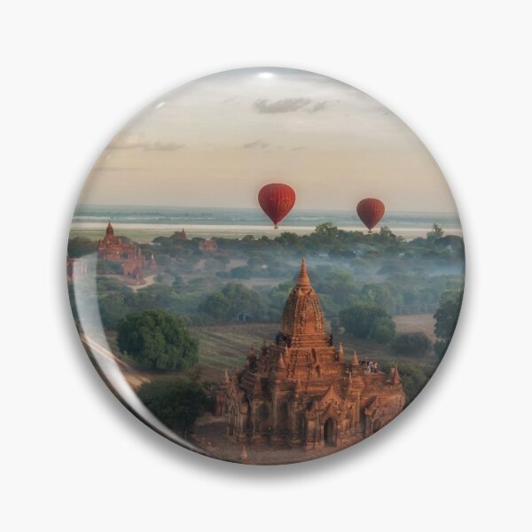 Item preview, hot air balloons at dawn in bagan designed and sold by davidgan8621.