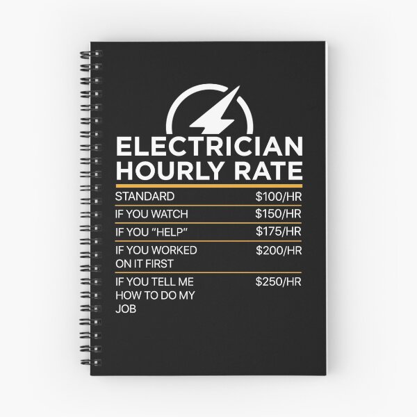 Item preview, Electrician funny hourly rate designed and sold by Gloria312.