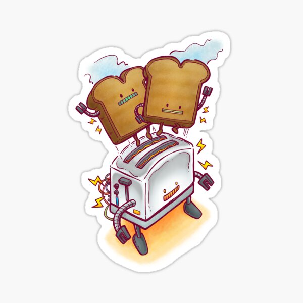 The ToasterBot Sticker