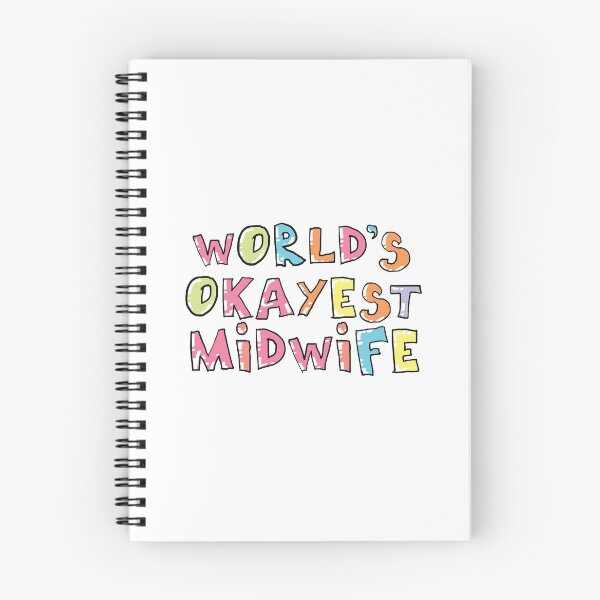 Item preview, World's Okayest Midwife Gift Idea designed and sold by betternotes.