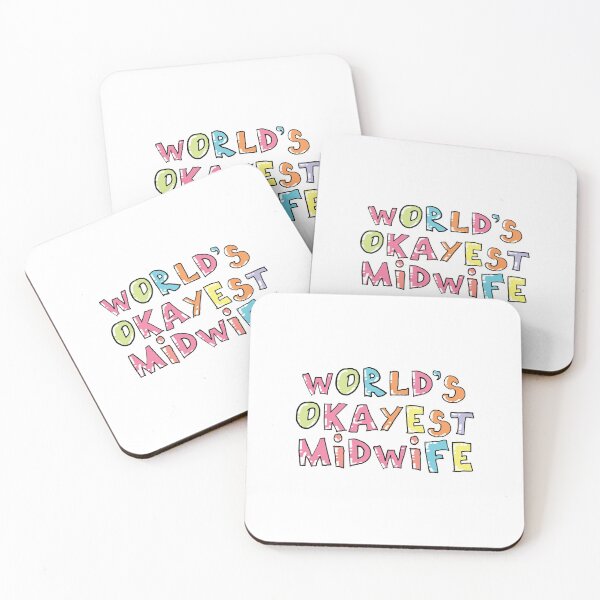 Item preview, World's Okayest Midwife Gift Idea designed and sold by betternotes.