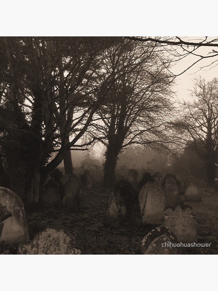 Sepia graveyard by chihuahuashower