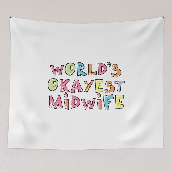 Item preview, World's Okayest Midwife Gift Idea designed and sold by betternotes.
